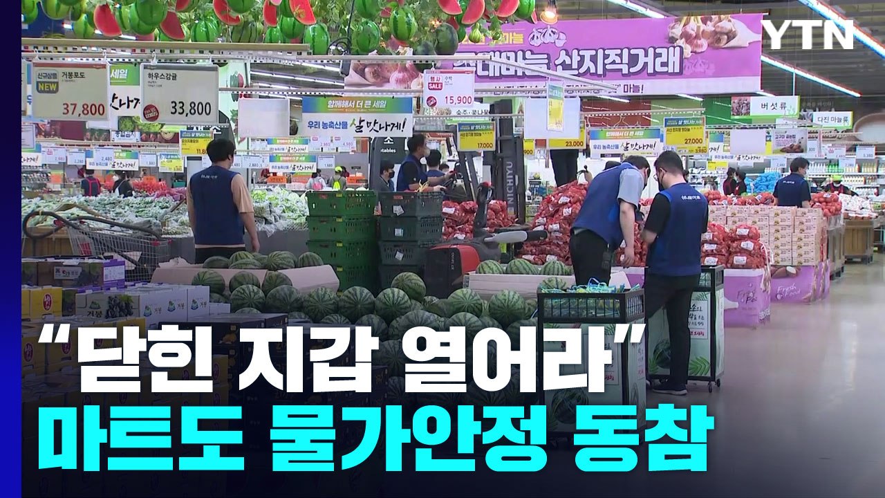 대형 마트, 생필품 가격 관리팀 운영..."인상 최대한 억제" / YTN