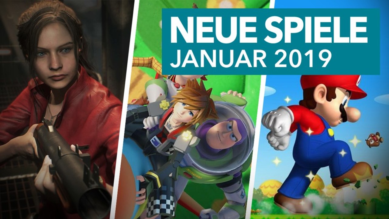 15 neue Konsolenspiele im Januar 2019 - Release-Vorschau für PS4, Xbox One & Nintendo Switch