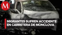 Accidente en carretera a Monclova, deja 2 muertos y 8 lesionados; eran migrantes