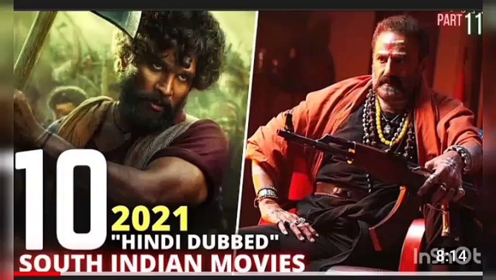 Top 10 HINDI DUBBED South Indian Movies on Amazon Prime Netflix Zee5
