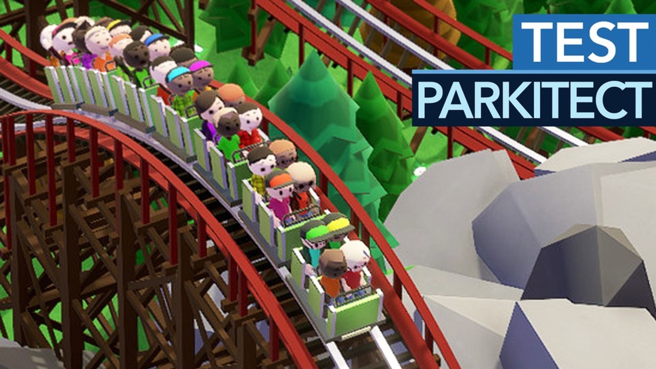 Parkitect - Testvideo zum fast perfekten Achterbahn-Tycoon