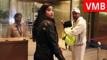 Janhvi Kapoor incredible Look in Black Outfit Spotted at Mumbai Airport