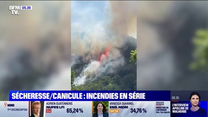 Video herunterladen: Sécheresse et canicule: des centaines d'hectares partis en fumée ce week-end