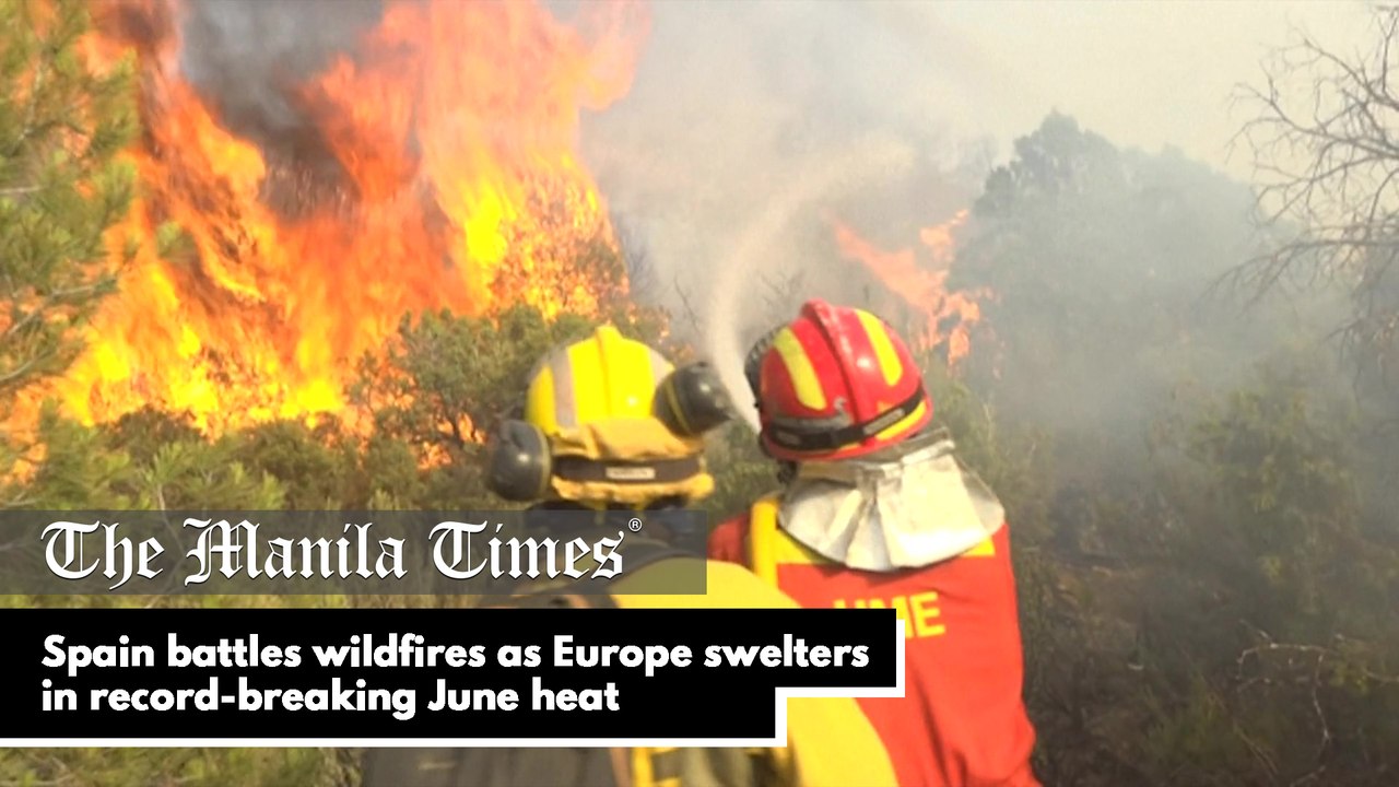 Spain battles wildfires as Europe swelters in record-breaking June heat