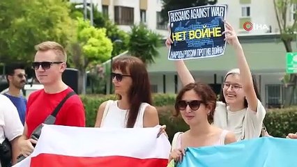 Antalyadaki yerleşik Rus ve Ukraynalılardan, Savaşa son verin çağrısı