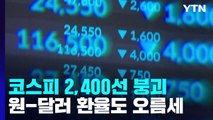 코스피, 장중 2,400선 또 붕괴...환율도 오름세 / YTN