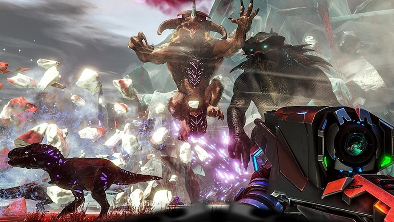 Die größten bosse von ark: survival evolved im extinction-trailer