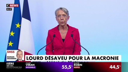 Descargar video: Législatives - Elisabeth Borne peut-elle rester à Matignon, malgré sa réélection hier soir à son poste de députée ? Est-elle la Première Ministre idéale pour construire une majorité ?