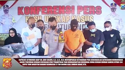 AKBP Andi Sinjaya Gelar Konpers Ungkap Curas yang Mengakibatkan Sopir Truk Asal NTB Ditemukan Tewas