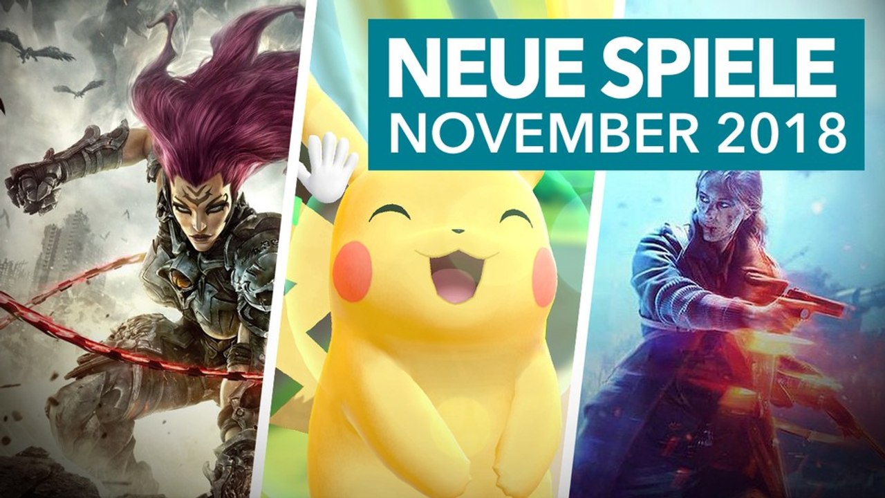 30 neue Konsolenspiele im November 2018 - Release-Vorschau für PS4, Xbox One & Nintendo Switch