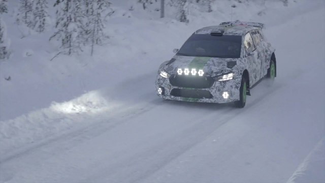 SKODA FABIA RS Rally2 - Snow Test series