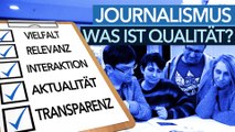 Was ist journalistische Qualität? - Michael Graf wagt einen Erklärungsversuch