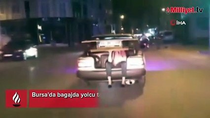 Bursa'da bagajda yolcu taşıyan sürücüye ceza yağdı