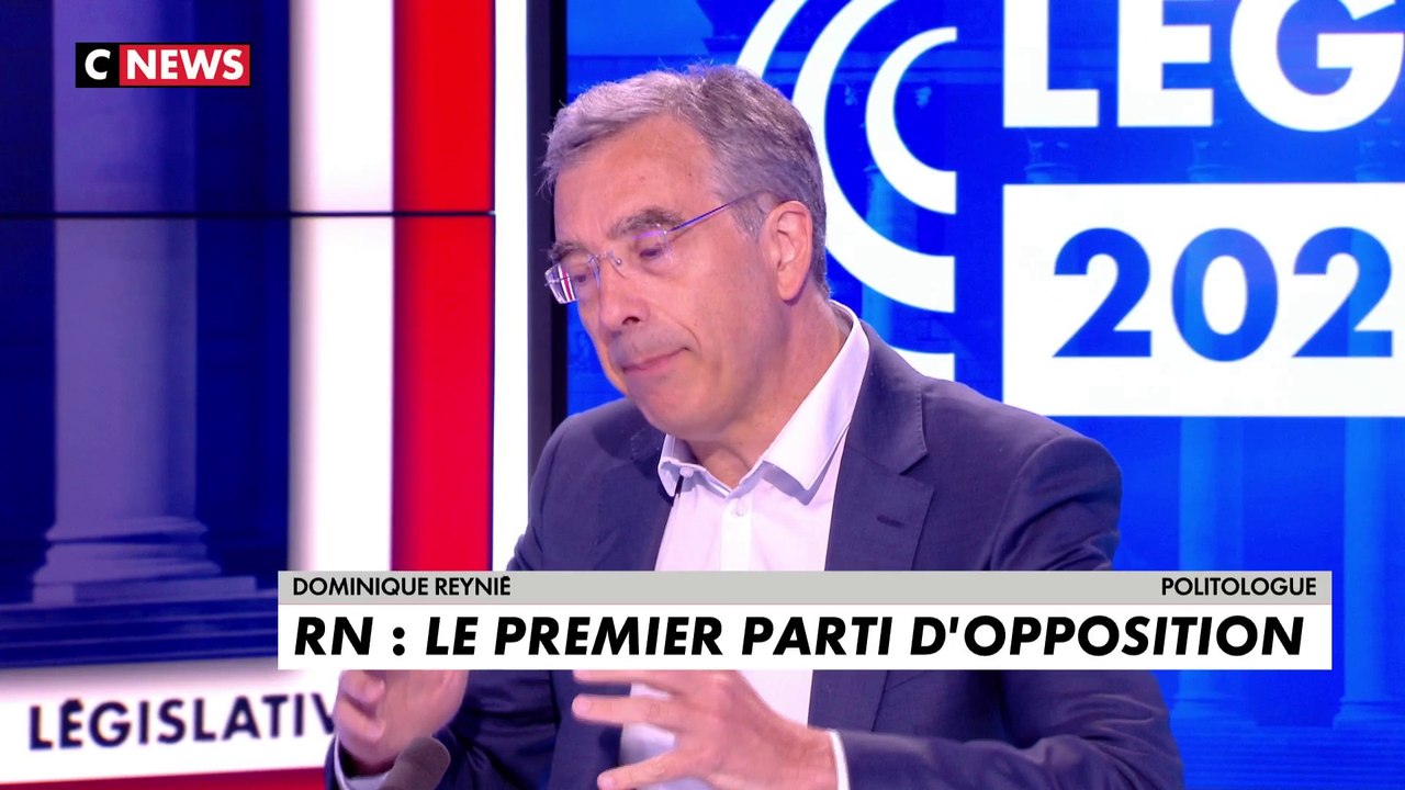 Dominique Reynié : «Le grand événement de ces élections c’est la parlementarisation du Rassemblement national, qui n’était qu’un parti d’élection présidentielle, il est maintenant le premier parti d’opposition»