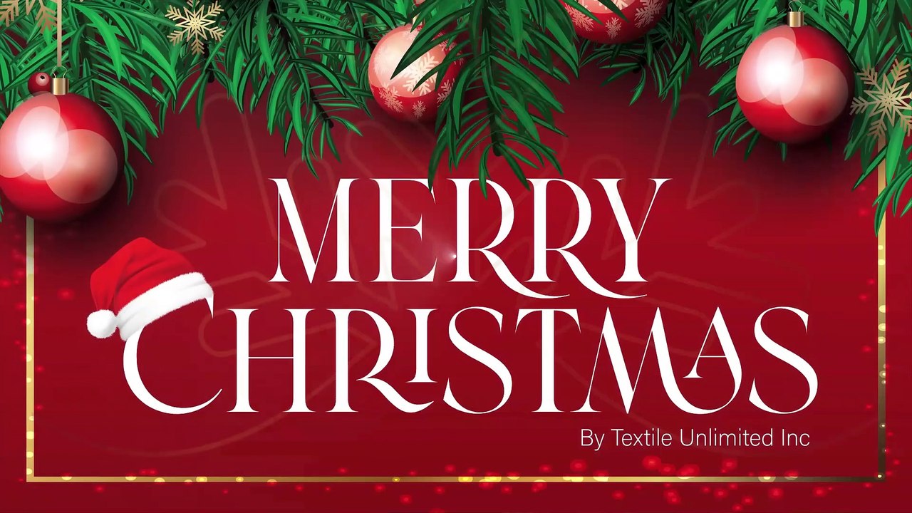 Merry Christmas Advertising  Video Edit for Textile Sector