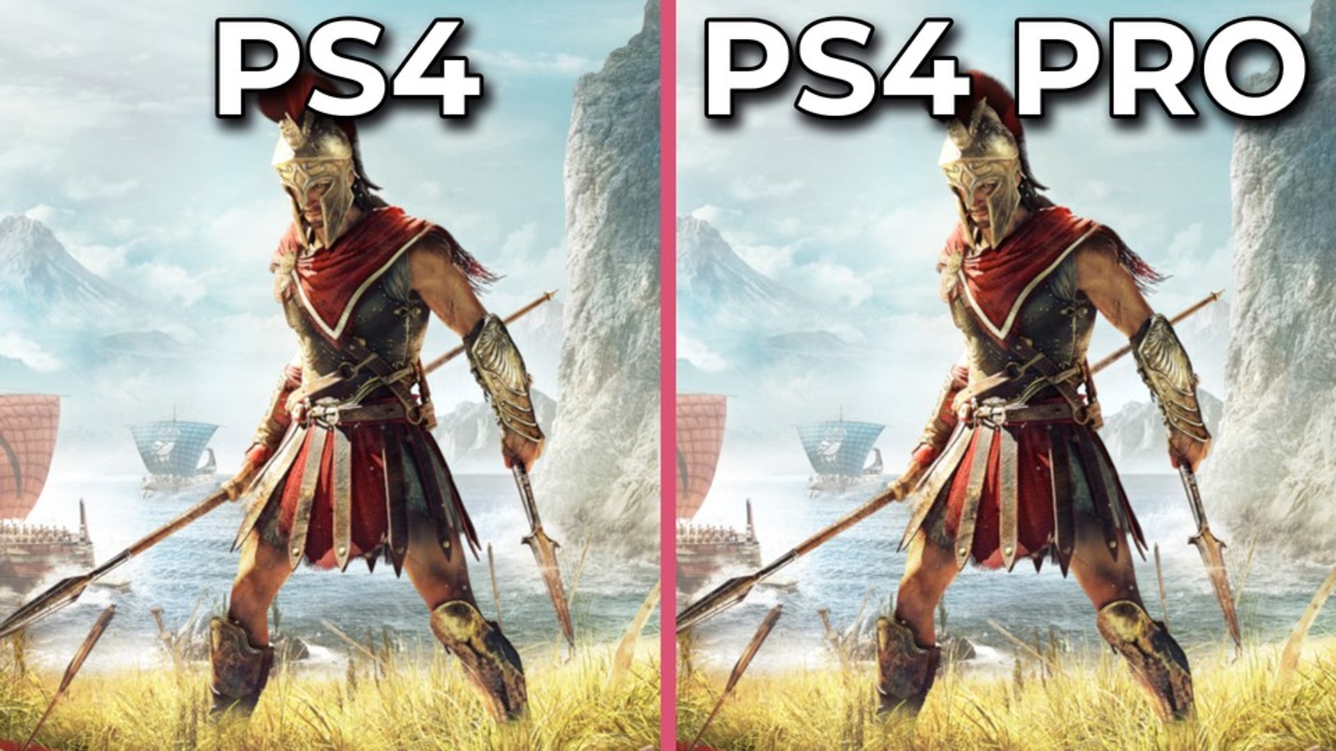 ⁣Assassin's Creed Odyssey - PS4 gegen PS4 Pro: Frame-Rate-Test und Grafikvergleich