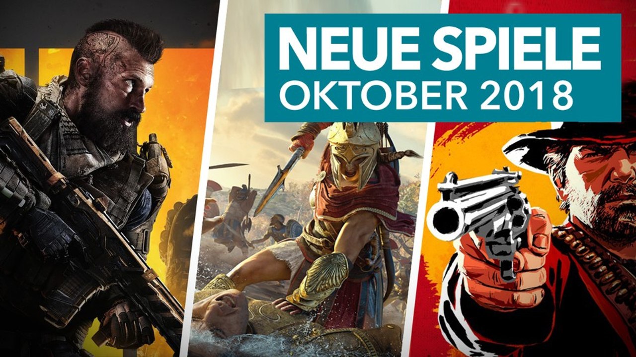 27 neue Konsolenspiele im Oktober 2018 - Release-Vorschau für PS4, Xbox One & Nintendo Switch