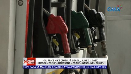 Oil price hike, ipatutupad ng ilang kumpanya ng langis | 24 Oras News Alert