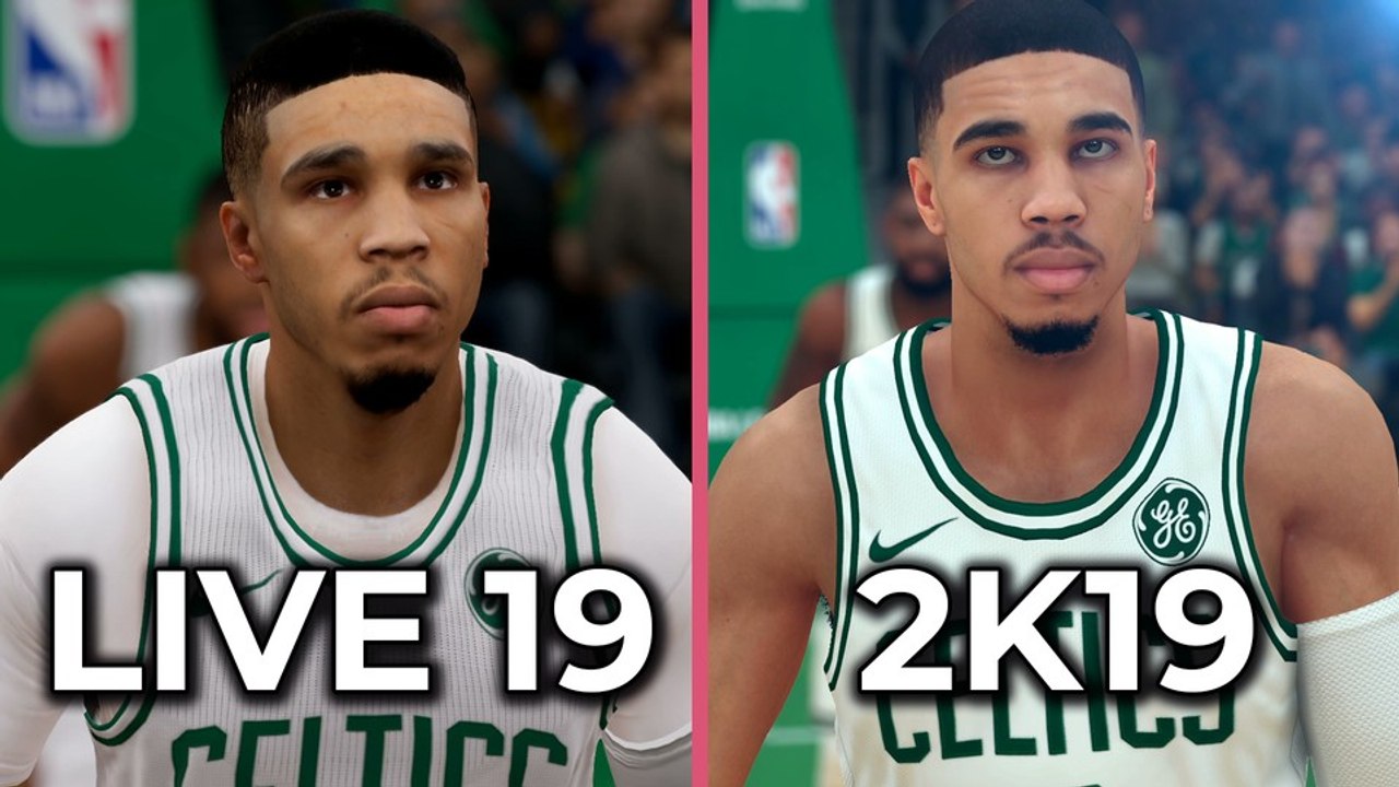 NBA 2K19 vs. NBA Live 19 - Die Basketball-Giganten im Grafikvergleich