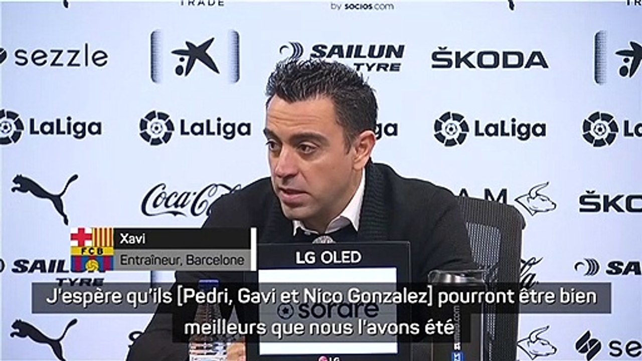 Xavi encense ses milieux : "Ils ont la qualité pour être meilleurs que nous"