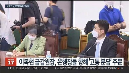 이자 장사 경고한 금감원장 "지나친 이익 추구 비판"