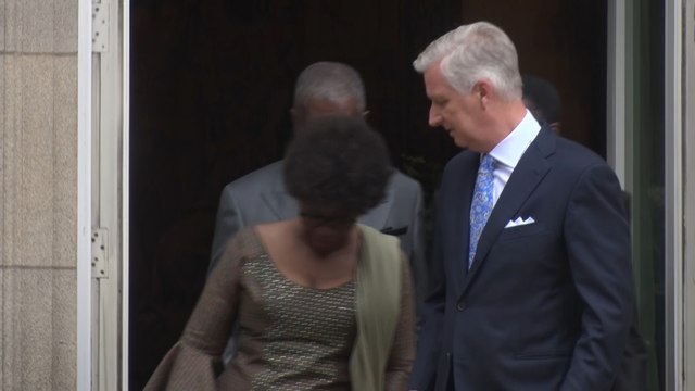 L'audience du Roi avec la famille de Patrice Emery Lumumba au Palais Royal de Bruxelles