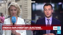 French legislative elections: Macron allies seek to find majority after poll blow