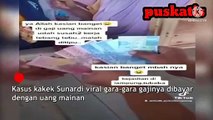 Viral dimedsos,Kakek buruh tebang tebu 80 tahun dibayar  pakai uang mainan oleh mandor