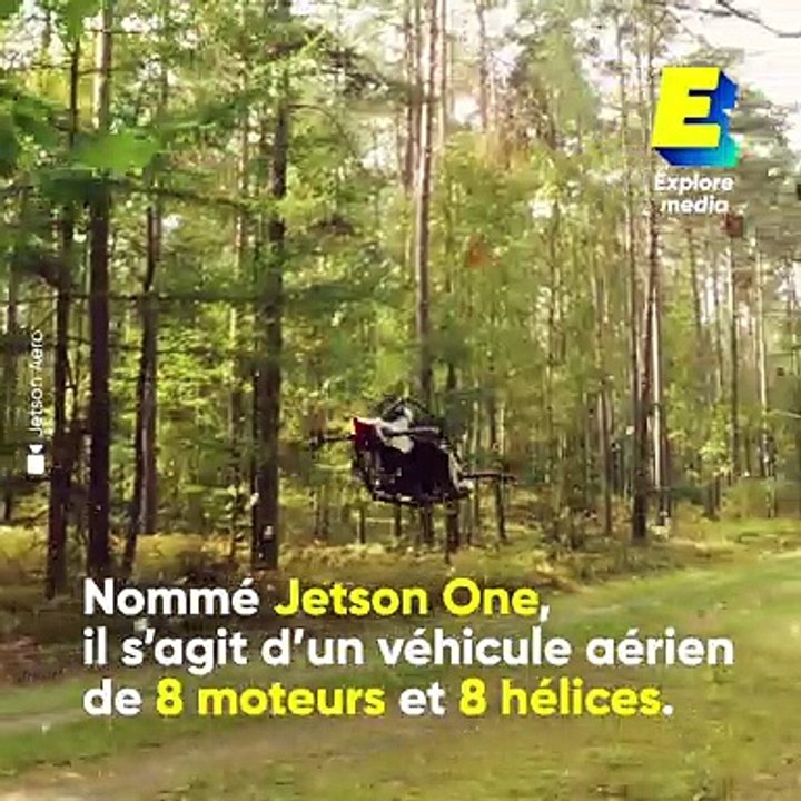 Un drone une place pouvant transporter un passager jusqu’à 460 mètres d’altitude.