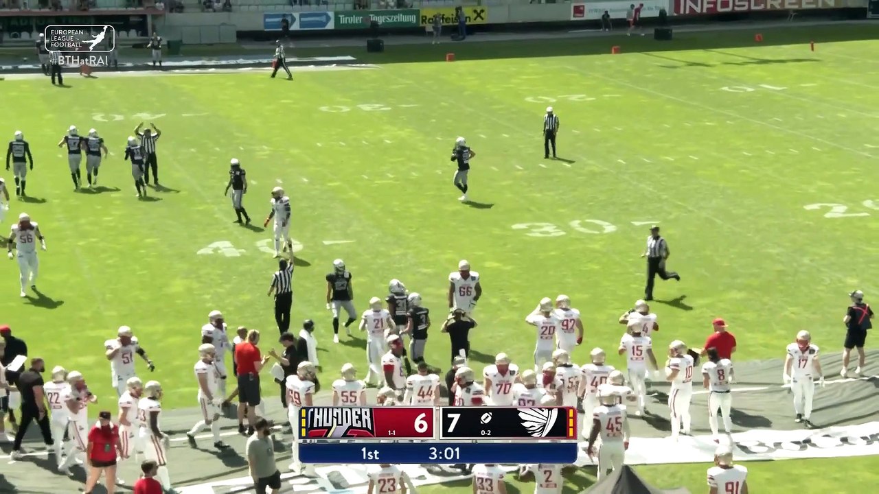 Erster Raiders-Sieg gegen Berlin Thunder