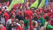 Grève nationale : les syndicats dénombrent 80.000 participants
