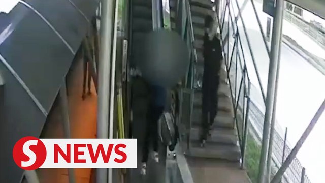 Teenager “vandalises” recently repaired escalator at Sri Rampai LRT