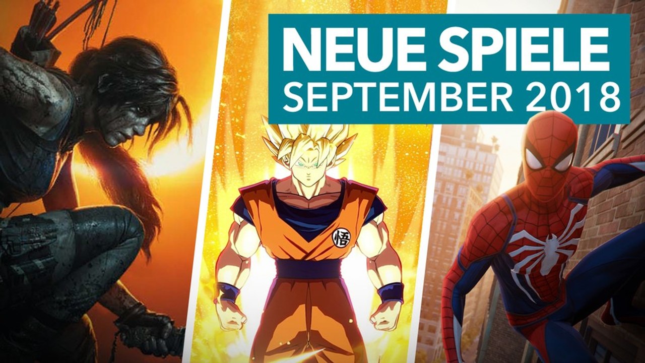 26 neue Konsolenspiele im September 2018 - Release-Vorschau für PS4, Xbox One & Nintendo Switch