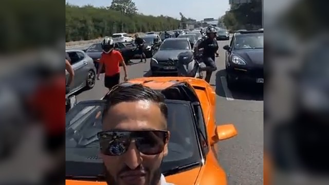 Les rappeurs Lacrim et Many Gt du gang des Dalton bloquent l’autoroute pour tourner un clip