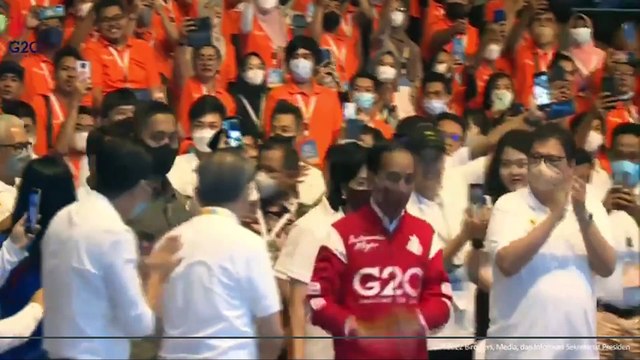 Presiden Jokowi Bersilaturahmi Dengan Alumni Penerima Kartu Prakerja di Kabupaten Bogor