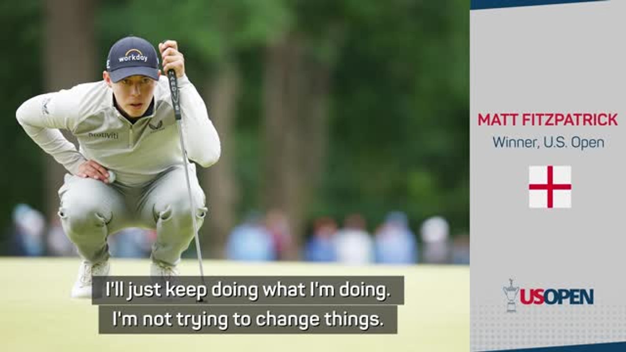 Fitzpatrick hoping more majors follow U.S. Open victory