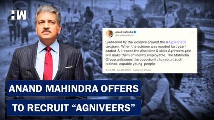 "Eminently Employable": Industrialist Anand Mahindra Offers To Recruit "Agniveers"