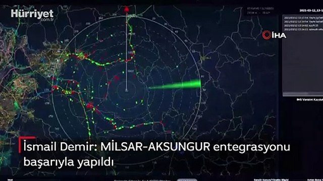 İsmail Demir: MİLSAR-AKSUNGUR entegrasyonu başarıyla yapıldı