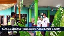 Pengamanan Humanis Tahap Pemungutan Suara Pilkades Serentak di Sidoarjo Berlangsung Kondusif