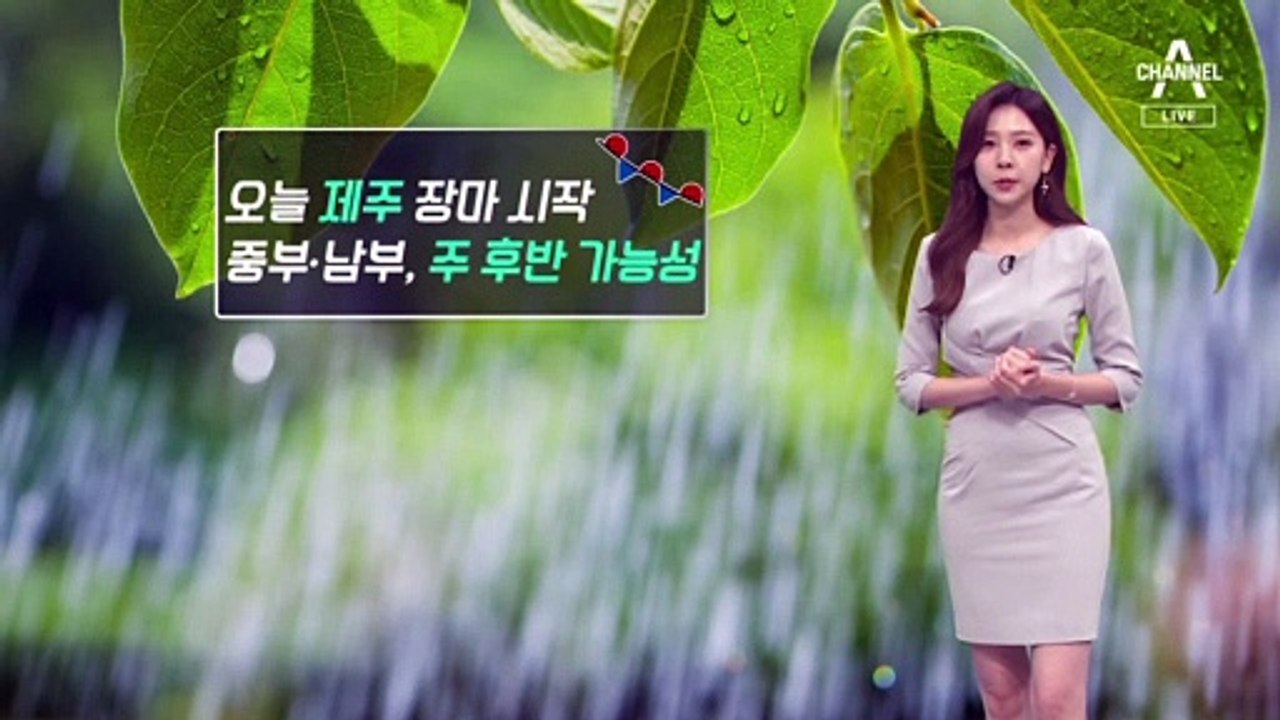 [날씨]제주 올해 첫 장맛비…내일도 무더위