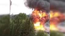 Hadımköy Atatürk Sanayi Sitesi'nde bir fabrikada yangın çıktı