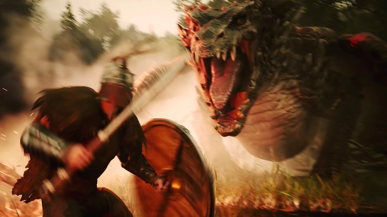 Rune (2) - Gameplay-Trailer zeigt gewaltigen Drachen & nennt Early-Access-Termin