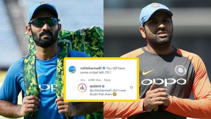 Dinesh Karthik ಹಾಗು Rohit ನಡುವೆ ನಡೆದ ಸಂಭಾಷಣೆ ಈಗ ವೈರಲ್ | *Cricket | OneIndia Kannada