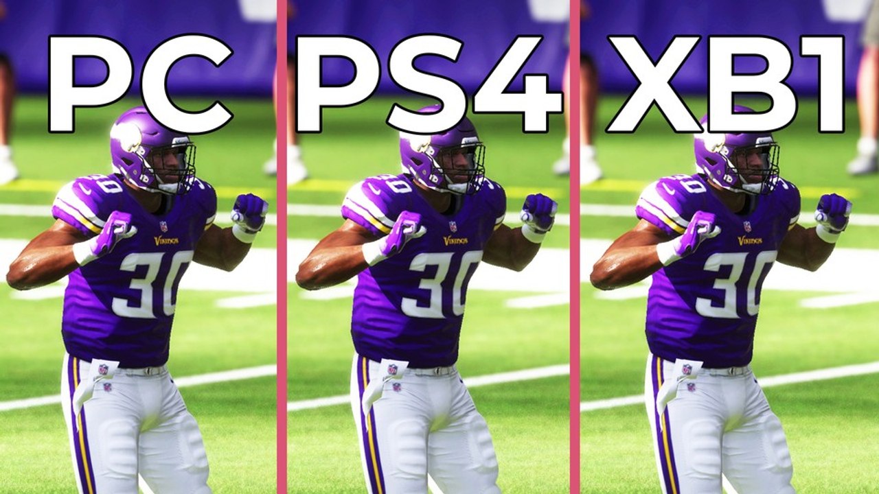 Madden NFL 19 - PC gegen PS4 und Xbox One im Grafikvergleich