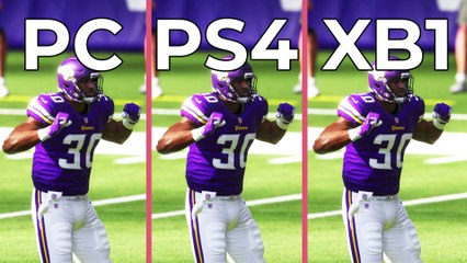 Madden NFL 19 - PC gegen PS4 und Xbox One im Grafikvergleich