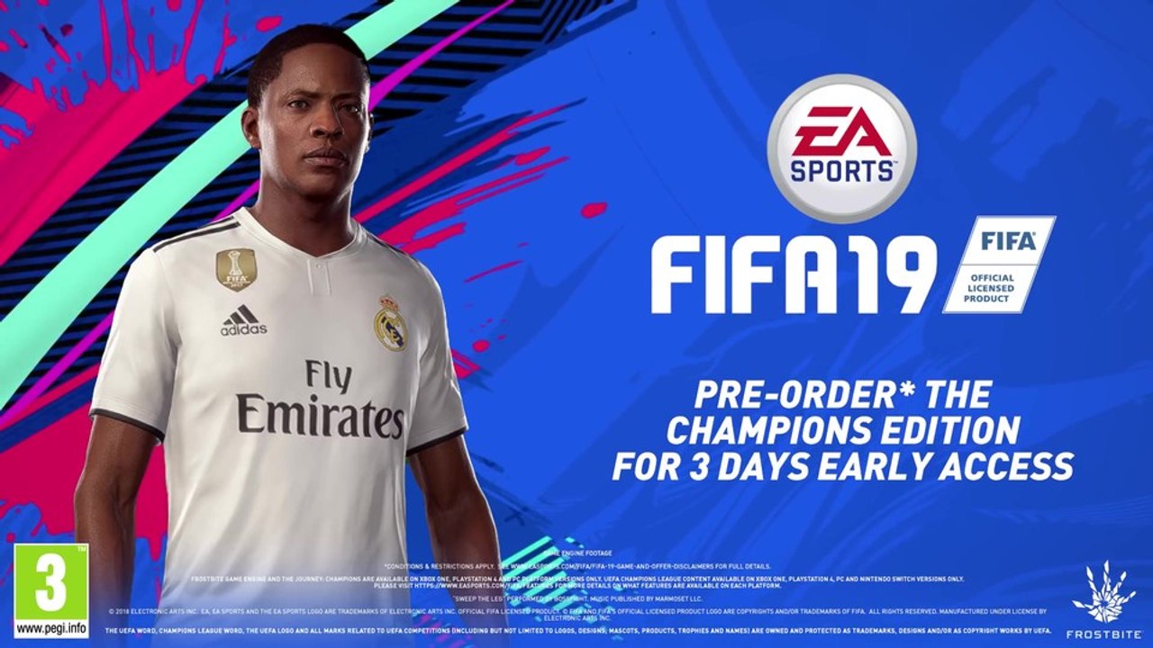 FIFA 19 - Story-Trailer zeigt Wechsel von Alex Hunter zu Real Madrid