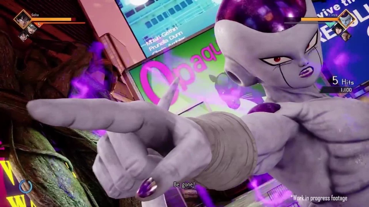 Jump Force - Gameplay-Supercut: Son Goku, Freezer & Co. prügeln sich durch die Arenen