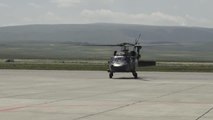 Jandarma ekipleri kurbanlık sevklerini helikopterle denetledi