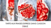 Tarte aux fraises express sans cuisson