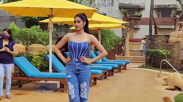 Janhvi Kapoor Steps Out In Style To Promote Good Luck Jerry